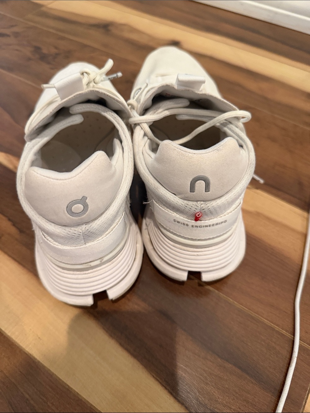 On Running Women's White Athletic Sneakers - Picture 2 of 5
